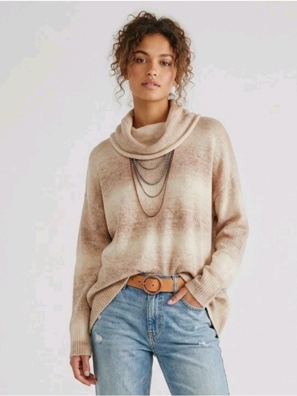 American Eagle cowl neck sweater oversized large